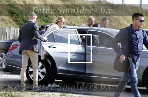 Zandvoort 26 augustus 2023
Koning Willem Alexander en prinses Amalia bij de training van de GP F1 op Zandvoort.