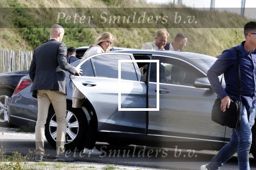 Zandvoort 26 augustus 2023
Koning Willem Alexander en prinses Amalia bij de training van de GP F1 op Zandvoort.