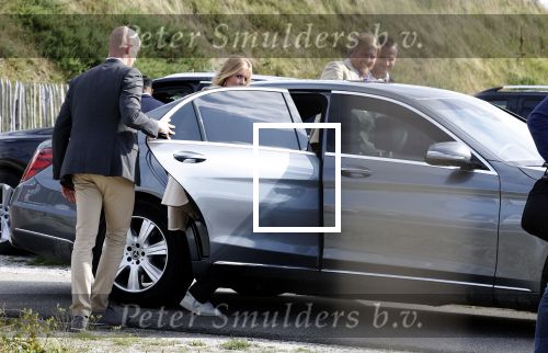 Zandvoort 26 augustus 2023
Koning Willem Alexander en prinses Amalia bij de training van de GP F1 op Zandvoort.