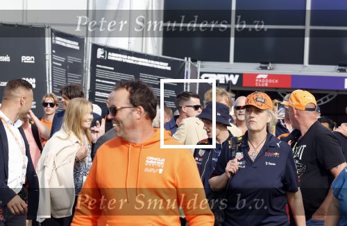 Zandvoort 26 augustus 2023
Koning Willem Alexander en prinses Amalia bij de training van de GP F1 op Zandvoort.