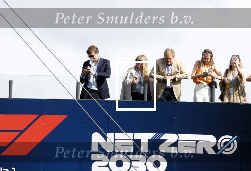 Zandvoort 26 augustus 2023
Koning Willem Alexander en prinses Amalia bij de training van de GP F1 op Zandvoort.
Samen met Lucas v Vollenhoven