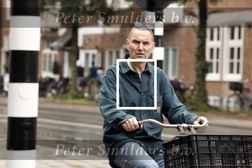 Amsterdam 1 augustus 2023
Raoul Heertje op de fiets in Amsterdam zuid.