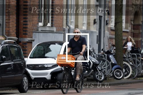 Amsterdam 24 juli 2023
Victor Reinier op zijn fiets in Amsterdam zuid.