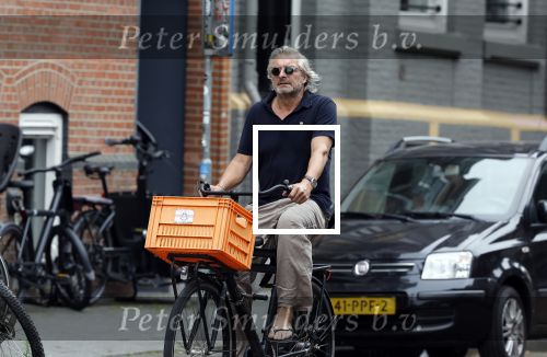 Amsterdam 24 juli 2023
Victor Reinier op zijn fiets in Amsterdam zuid.