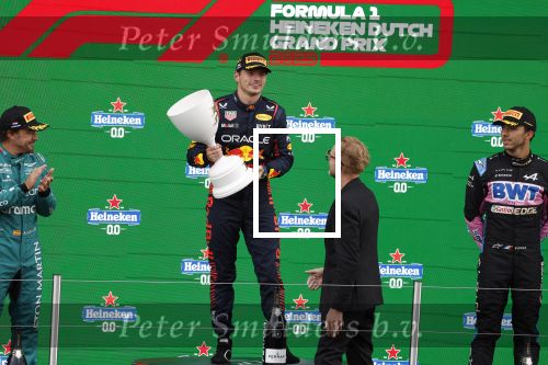 Zandvoort 27 augustus 2023
Grandprix F1 van Zandvoort gewonnen door Max Verstappen 2 Fernando Alonso en 3 Pierre Gasly met Prins Bernhard Jr.