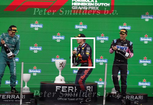Winnaar Max Verstappen 2 Fernando Alonso en 3 Pierre Gasly Prins Bernhard Jr.