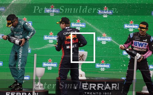Winnaar Max Verstappen 2 Fernando Alonso en 3 Pierre Gasly Prins Bernhard Jr.