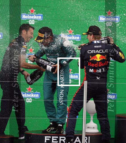 Winnaar Max Verstappen 2 Fernando Alonso en 3 Pierre Gasly Prins Bernhard Jr.