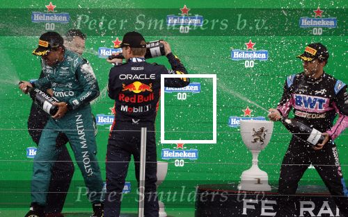 Winnaar Max Verstappen 2 Fernando Alonso en 3 Pierre Gasly Prins Bernhard Jr.