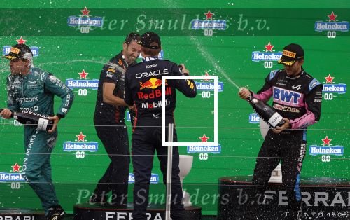 Winnaar Max Verstappen 2 Fernando Alonso en 3 Pierre Gasly Prins Bernhard Jr.