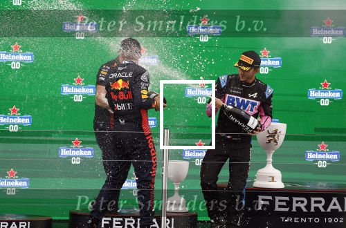 Winnaar Max Verstappen 2 Fernando Alonso en 3 Pierre Gasly Prins Bernhard Jr.