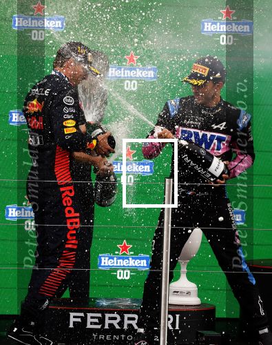 Winnaar Max Verstappen 2 Fernando Alonso en 3 Pierre Gasly Prins Bernhard Jr.