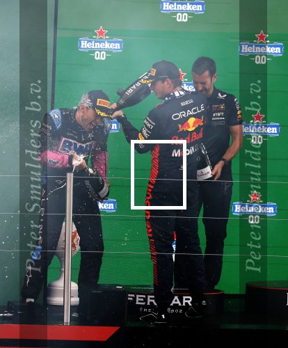 Winnaar Max Verstappen 2 Fernando Alonso en 3 Pierre Gasly Prins Bernhard Jr.