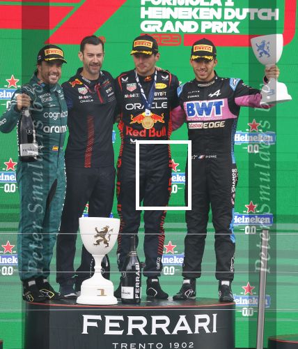 Winnaar Max Verstappen 2 Fernando Alonso en 3 Pierre Gasly Prins Bernhard Jr.