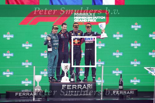 Winnaar Max Verstappen 2 Fernando Alonso en 3 Pierre Gasly Prins Bernhard Jr.