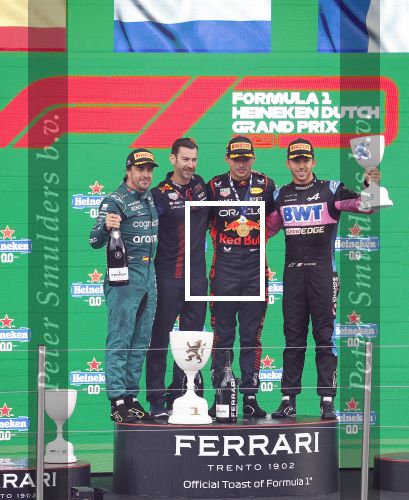Winnaar Max Verstappen 2 Fernando Alonso en 3 Pierre Gasly Prins Bernhard Jr.