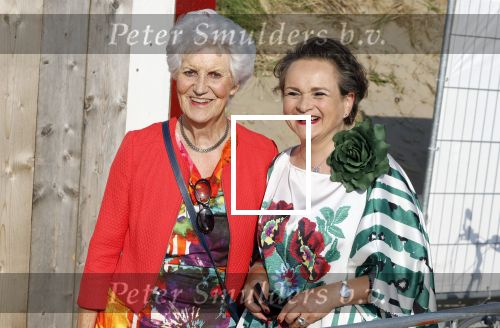 Scheveningen 27 augustus 2024
Afscheids feestje van Mark Rutte bij strandtent Culpepper. 
Alexandra Carla v Huffelen  en Karla Peijs