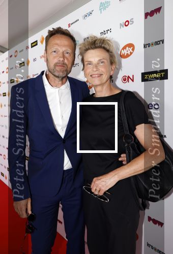 Hilversum 27 augustus 2024
Winter presentatie NPO in studio 21 op het mediapark. Anita Witzier kwam met haar man