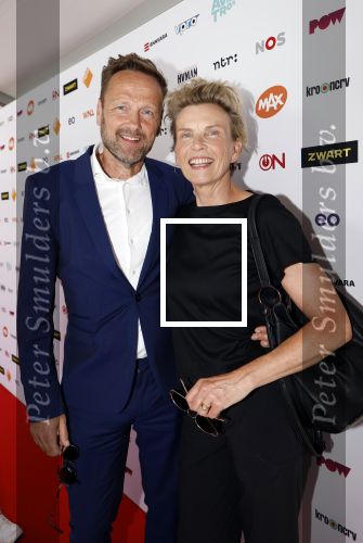 Hilversum 27 augustus 2024
Winter presentatie NPO in studio 21 op het mediapark. Anita Witzier kwam met haar man