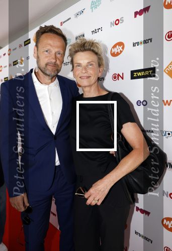 Hilversum 27 augustus 2024
Winter presentatie NPO in studio 21 op het mediapark. Anita Witzier kwam met haar man