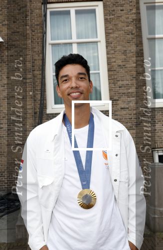 Den Haag 13 augustus 2024
De Olympische sporters die een medaille gehaald hebben worden ontvangen door premier Dick Schoof .