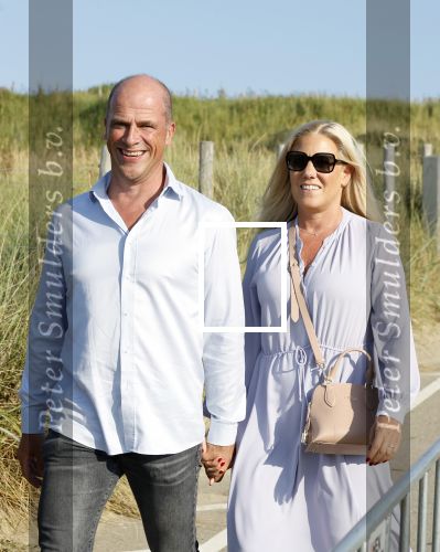 Scheveningen 27 augustus 2024
Afscheids feestje van Mark Rutte bij strandtent Culpepper. Diederik Samson met partner