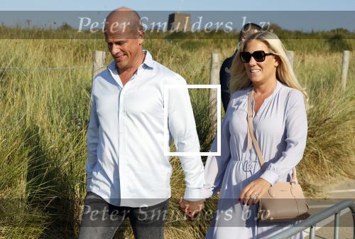 Scheveningen 27 augustus 2024
Afscheids feestje van Mark Rutte bij strandtent Culpepper. Diederik Samson met partner
