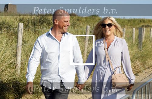 Scheveningen 27 augustus 2024
Afscheids feestje van Mark Rutte bij strandtent Culpepper. Diederik Samson met partner