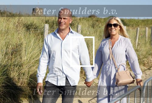 Scheveningen 27 augustus 2024
Afscheids feestje van Mark Rutte bij strandtent Culpepper. Diederik Samson met partner