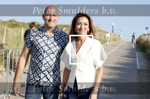 Scheveningen 27 augustus 2024
Afscheids feestje van Mark Rutte bij strandtent Culpepper. Dilan Yesilgoz met haar man en beveiliging
