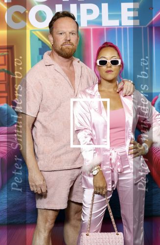 Amsterdam 21 augustus 2024
Presentatie Power Couple . De bekende koppels die mee doen aan het programma zijn: Djamila & Johannes, Eva & Sebastiaan, Laura & Ryan, Naomi & Quentin, Annebel & Rene, Michelle & Roy en Vonneke & Davinio. Monica Geuze en Valerio Zeno.  djamila Celina met partner