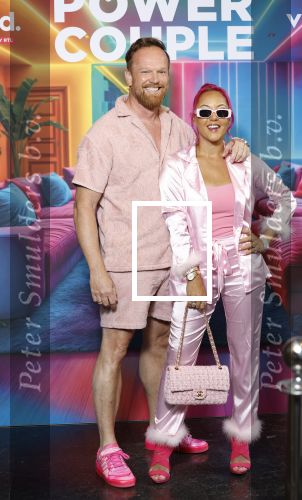 Amsterdam 21 augustus 2024
Presentatie Power Couple . De bekende koppels die mee doen aan het programma zijn: Djamila & Johannes, Eva & Sebastiaan, Laura & Ryan, Naomi & Quentin, Annebel & Rene, Michelle & Roy en Vonneke & Davinio. Monica Geuze en Valerio Zeno.  djamila Celina met partner
