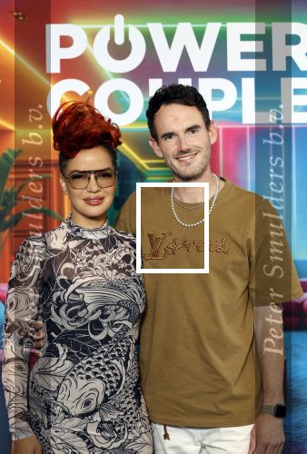 Amsterdam 21 augustus 2024
Presentatie Power Couple . De bekende koppels die mee doen aan het programma zijn: Djamila & Johannes, Eva & Sebastiaan, Laura & Ryan, Naomi & Quentin, Annebel & Rene, Michelle & Roy en Vonneke & Davinio. Monica Geuze en Valerio Zeno. Eva Simons met haar man