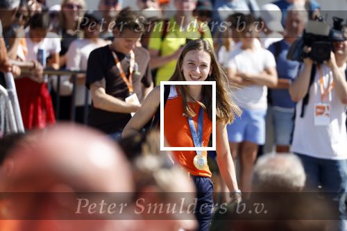 Scheveningen 12 augustus 2024
Aankomst olympische sporters in scheveningen . Humberto Tan presenteert het programma. Femke Bol