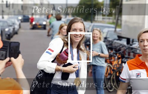 Den Haag 13 augustus 2024
De Olympische sporters die een medaille gehaald hebben worden ontvangen door premier Dick Schoof . Femke Bol
