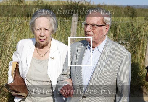 Scheveningen 27 augustus 2024
Afscheids feestje van Mark Rutte bij strandtent Culpepper. Frits Korthals Altes met zijn vrouw