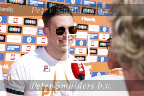 Scheveningen 12 augustus 2024
Aankomst olympische sporters in scheveningen . Humberto Tan presenteert het programma..
Harrie Lavreysen