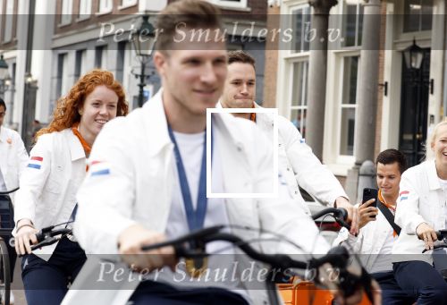 Den Haag 13 augustus 2024
De Olympische sporters die een medaille gehaald hebben worden ontvangen door premier Dick Schoof . Harrie Lavreysen