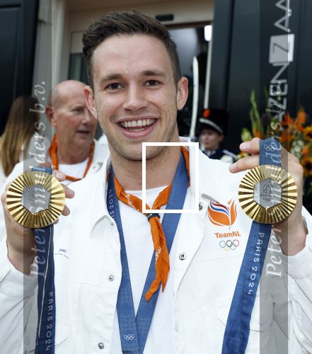 Den Haag 13 augustus 2024
De Olympische sporters die een medaille gehaald hebben worden ontvangen door premier Dick Schoof . Harrie Lavreysen