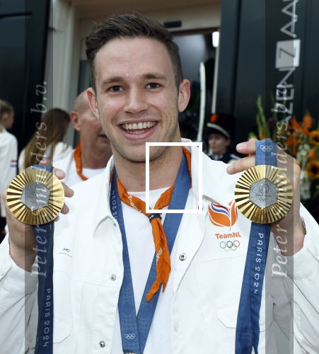Den Haag 13 augustus 2024
De Olympische sporters die een medaille gehaald hebben worden ontvangen door premier Dick Schoof . Harrie Lavreysen