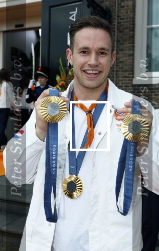 Den Haag 13 augustus 2024
De Olympische sporters die een medaille gehaald hebben worden ontvangen door premier Dick Schoof . Harrie Lavreysen