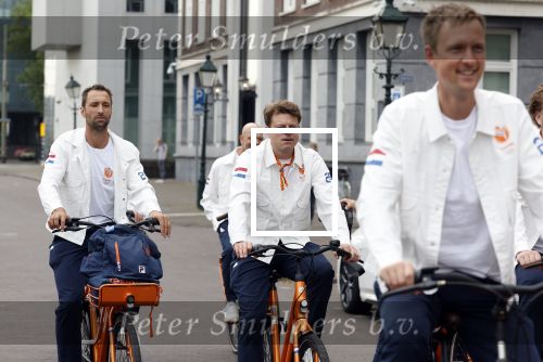 Den Haag 13 augustus 2024
De Olympische sporters die een medaille gehaald hebben worden ontvangen door premier Dick Schoof .