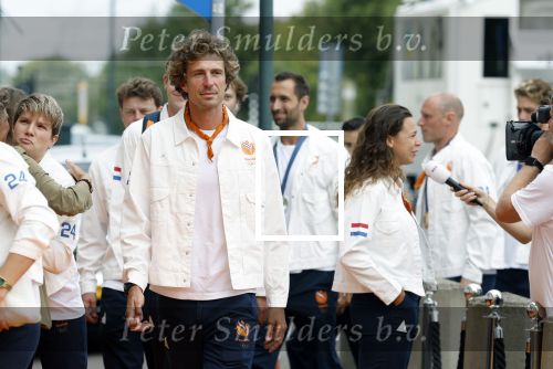 Den Haag 13 augustus 2024
De Olympische sporters die een medaille gehaald hebben worden ontvangen door premier Dick Schoof .