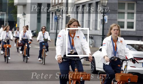 Den Haag 13 augustus 2024
De Olympische sporters die een medaille gehaald hebben worden ontvangen door premier Dick Schoof .