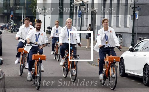 Den Haag 13 augustus 2024
De Olympische sporters die een medaille gehaald hebben worden ontvangen door premier Dick Schoof .