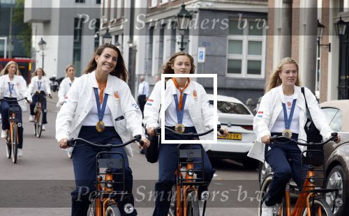 Den Haag 13 augustus 2024
De Olympische sporters die een medaille gehaald hebben worden ontvangen door premier Dick Schoof .