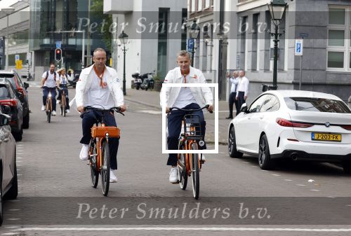 Den Haag 13 augustus 2024
De Olympische sporters die een medaille gehaald hebben worden ontvangen door premier Dick Schoof .