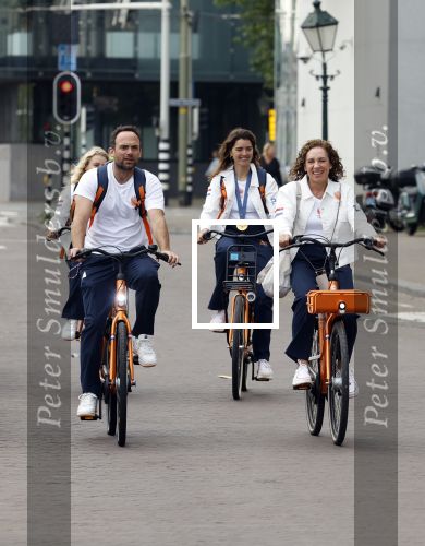 Den Haag 13 augustus 2024
De Olympische sporters die een medaille gehaald hebben worden ontvangen door premier Dick Schoof .