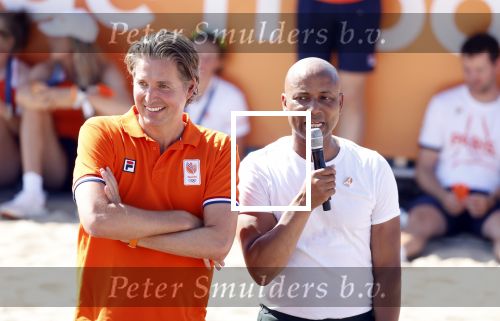 Scheveningen 12 augustus 2024
Aankomst olympische sporters in scheveningen . Humberto Tan presenteert het programma.