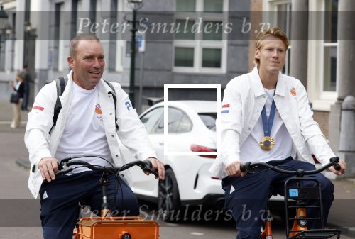 Den Haag 13 augustus 2024
De Olympische sporters die een medaille gehaald hebben worden ontvangen door premier Dick Schoof . Jeroen Delmee
